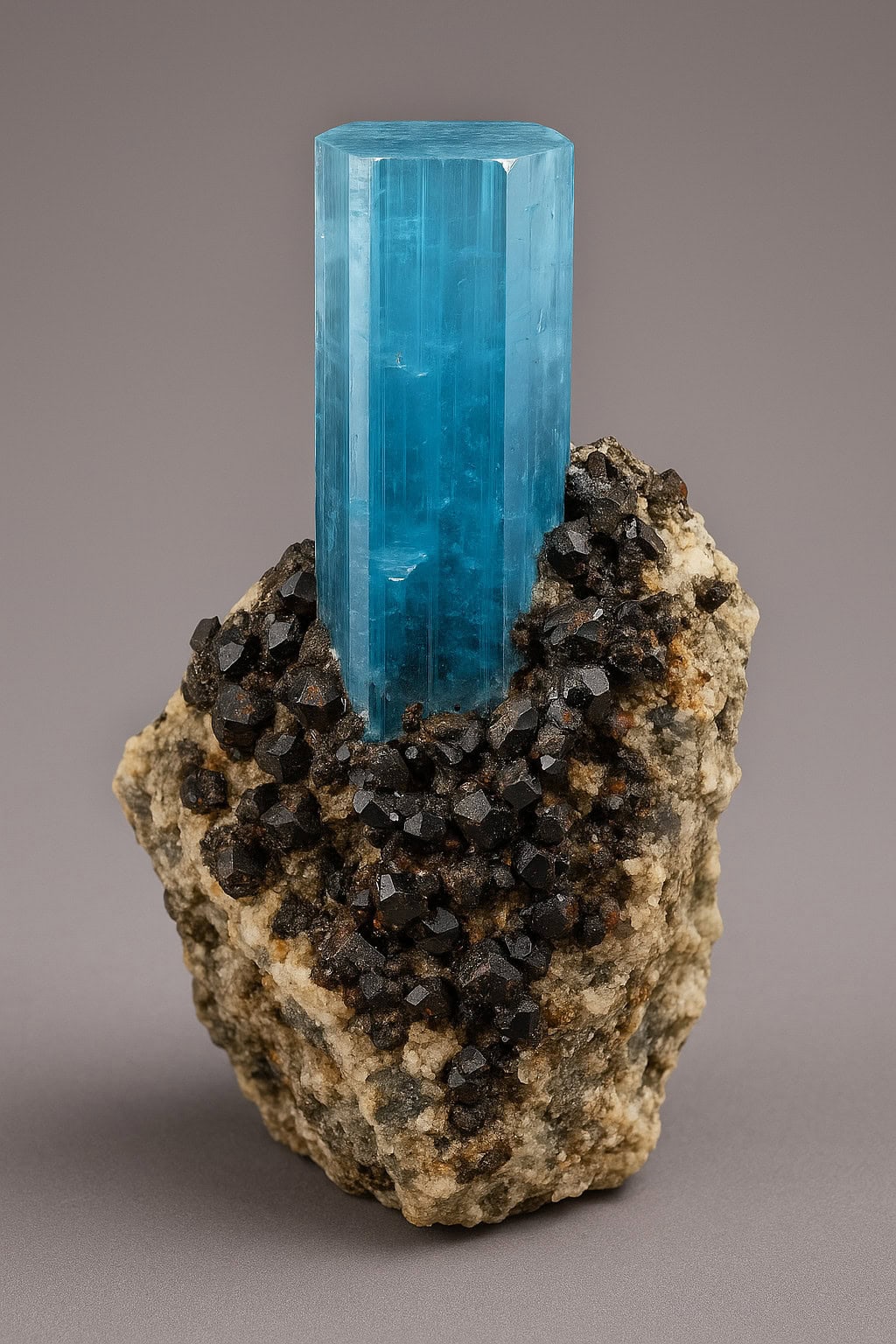 Mineral specimens from the Erongo Mountains in Namibia