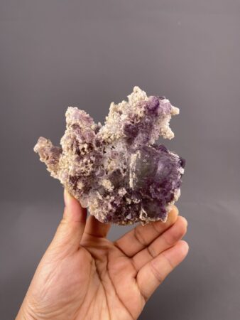 Purple Phantom Fluorite Cluster from Hunan Province, China