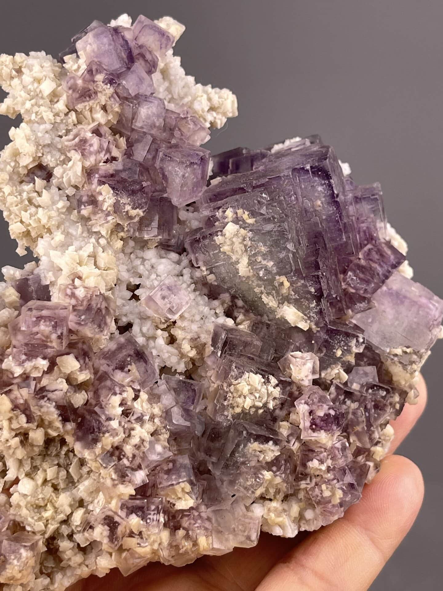 Green Fluorite Crystal Cluster from Shangbao Mine, Hunan – scale reference view