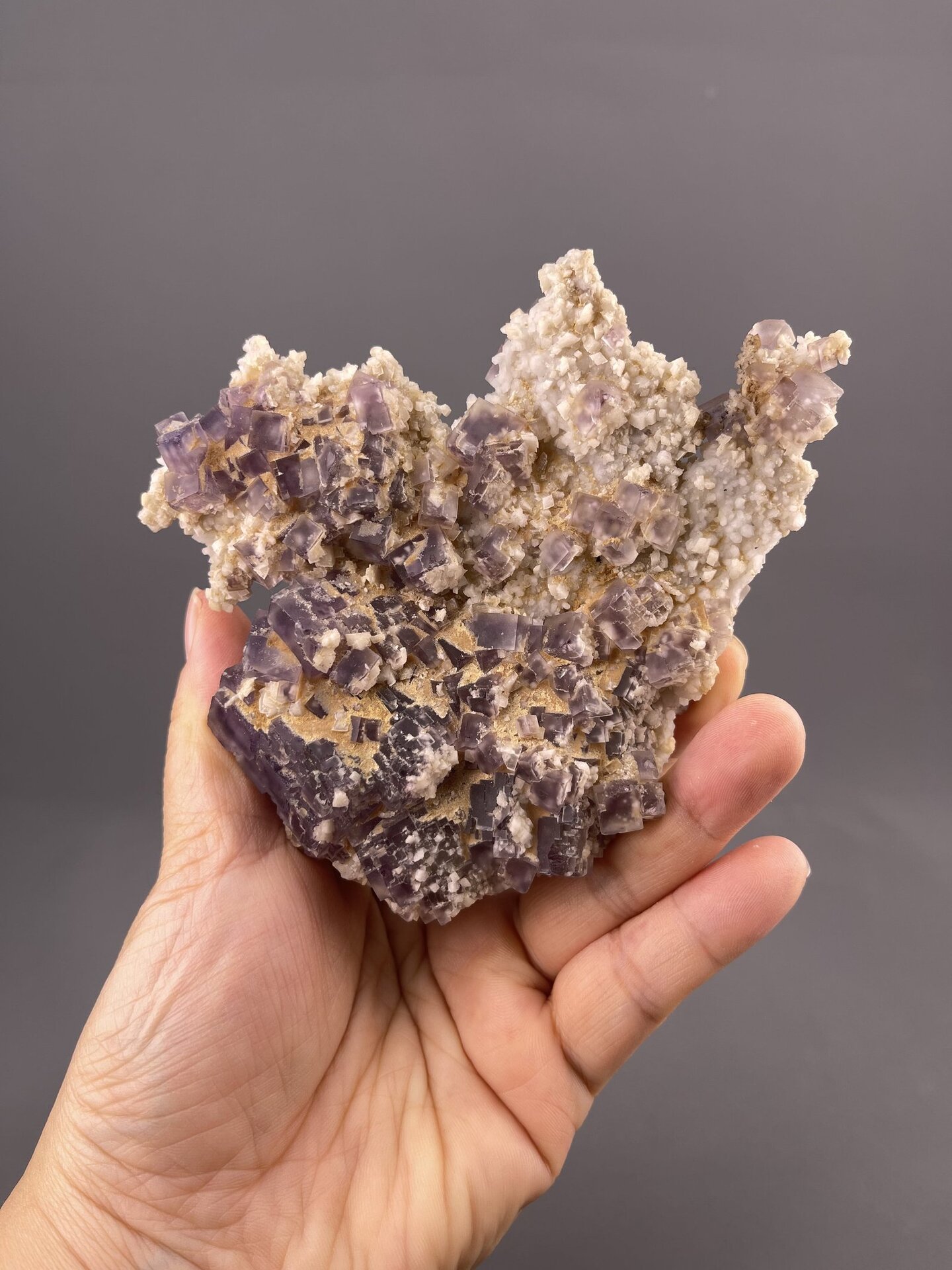 Green Fluorite Crystal Cluster from Shangbao Mine, Hunan – lustre and transparency detail