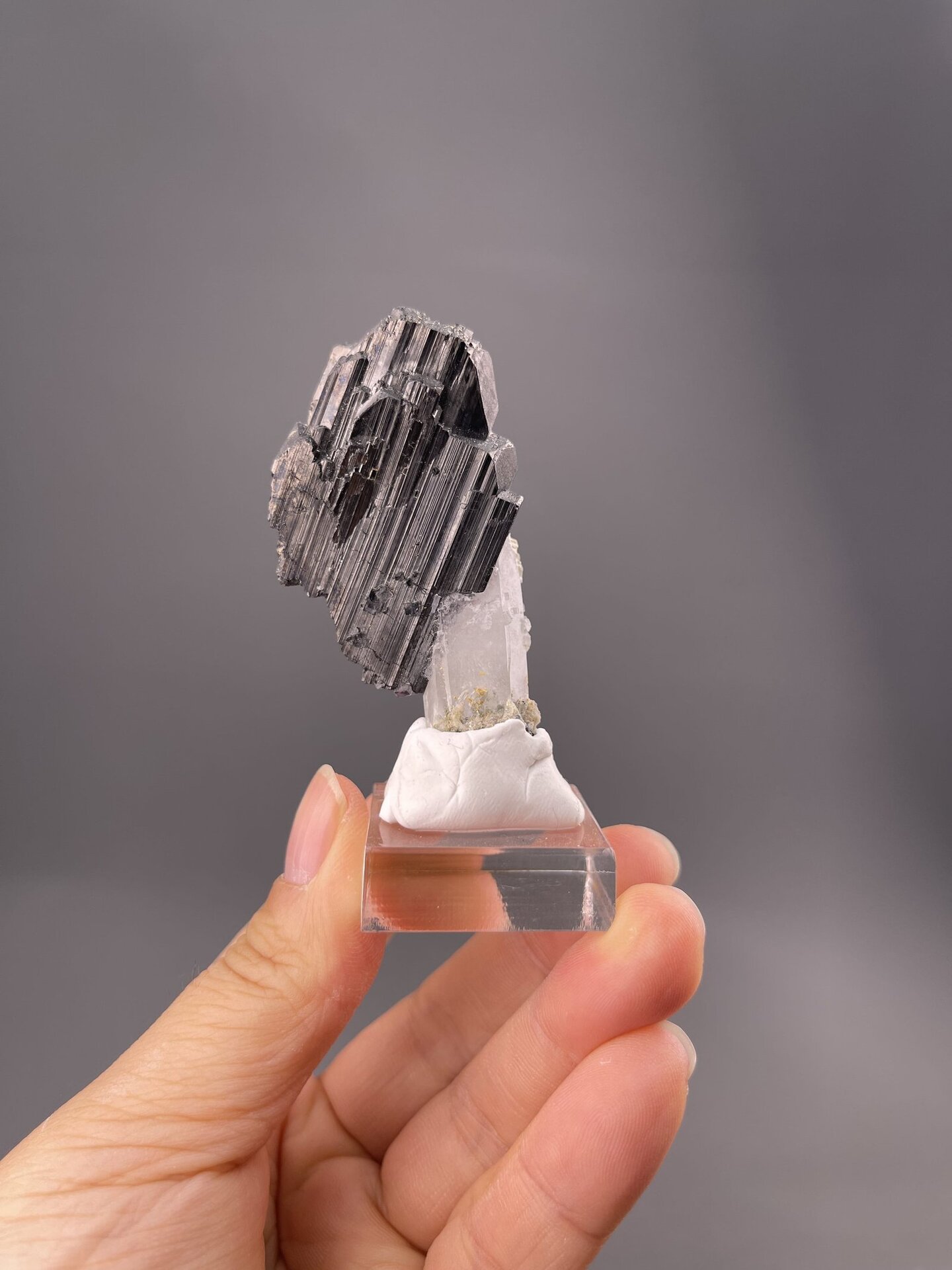 Striated cassiterite crystal from Yaogangxian Mine Hunan, SKU 1081