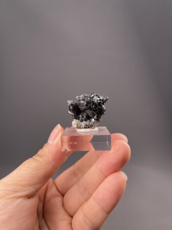Cassiterite Crystals - Lustrous Metallic Form - Xuebaoding Mt., Sichuan - Collector's Gem