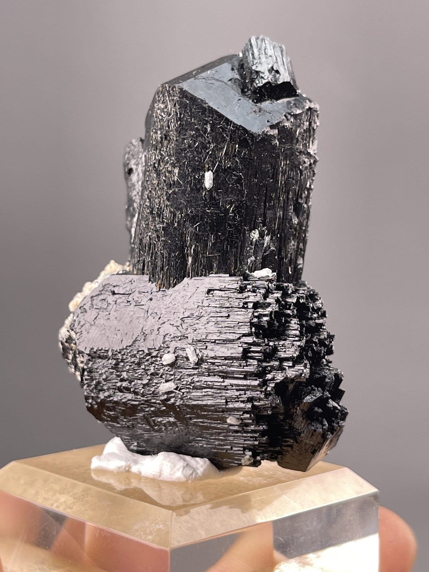 Tourmaline Prismatic from Tsumeb Mine, Namibia – reverse side