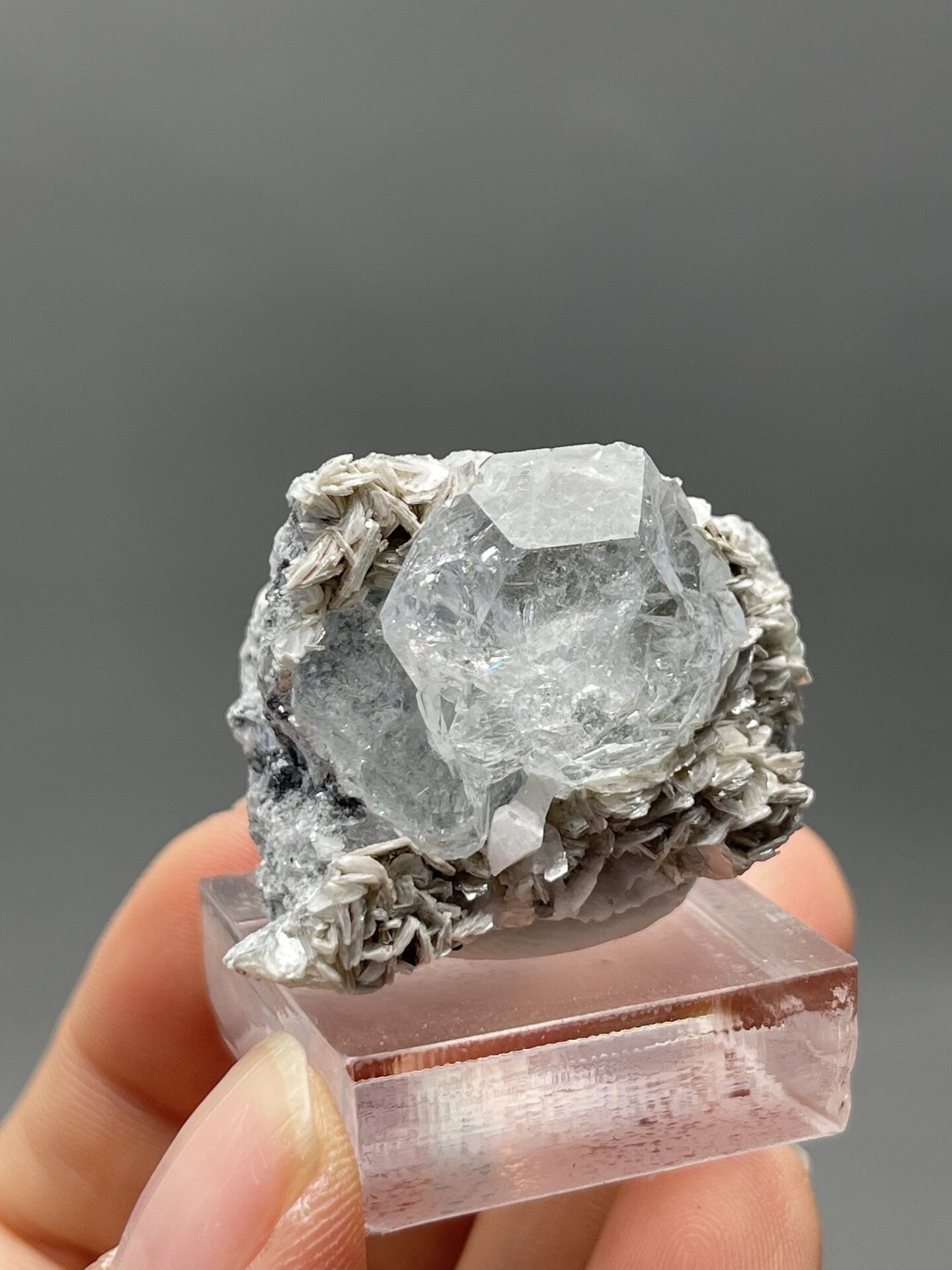 Aquamarine from Xuebaoding Mountain Pingwu Sichuan, SKU 1133