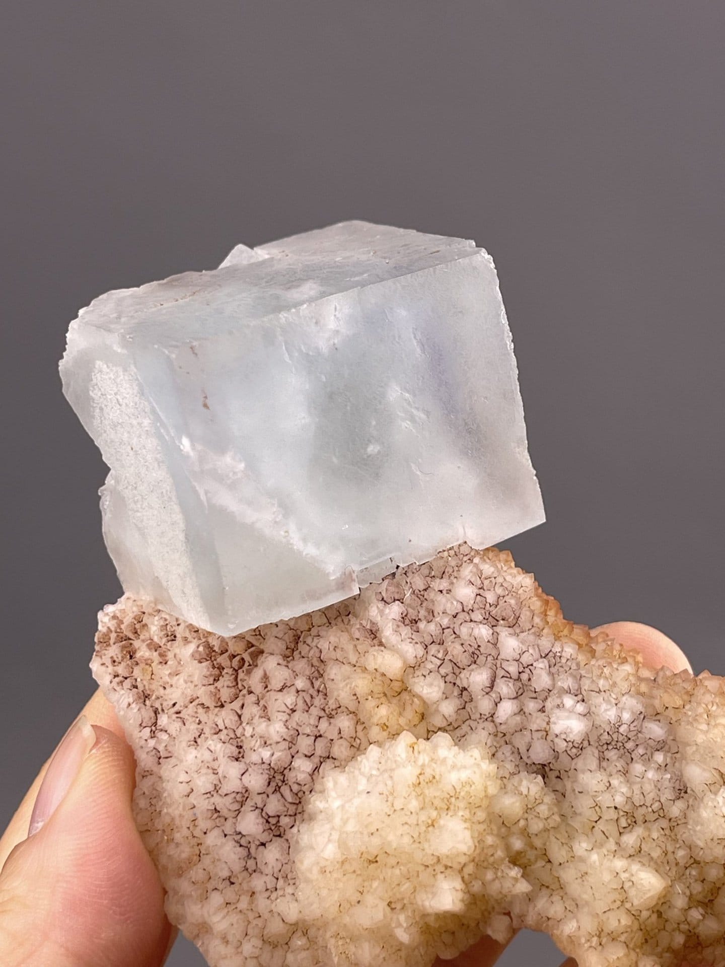 Cubic Dolomite Specimen from Guangxi, China – side profile