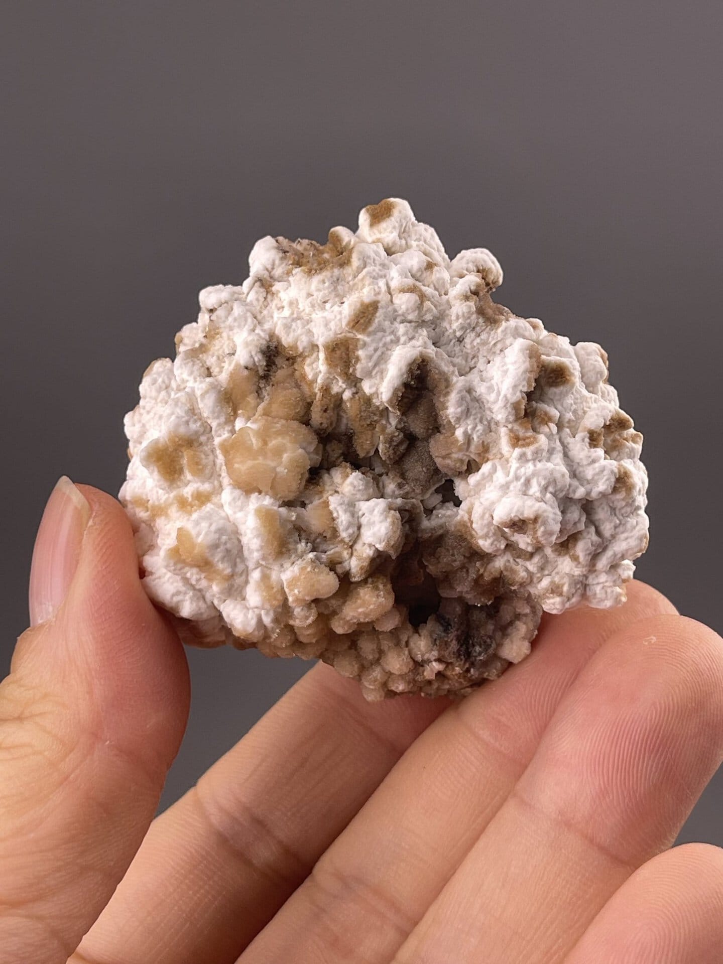 Gypsum Specimen from Guizhou, China – close-up of crystal surface