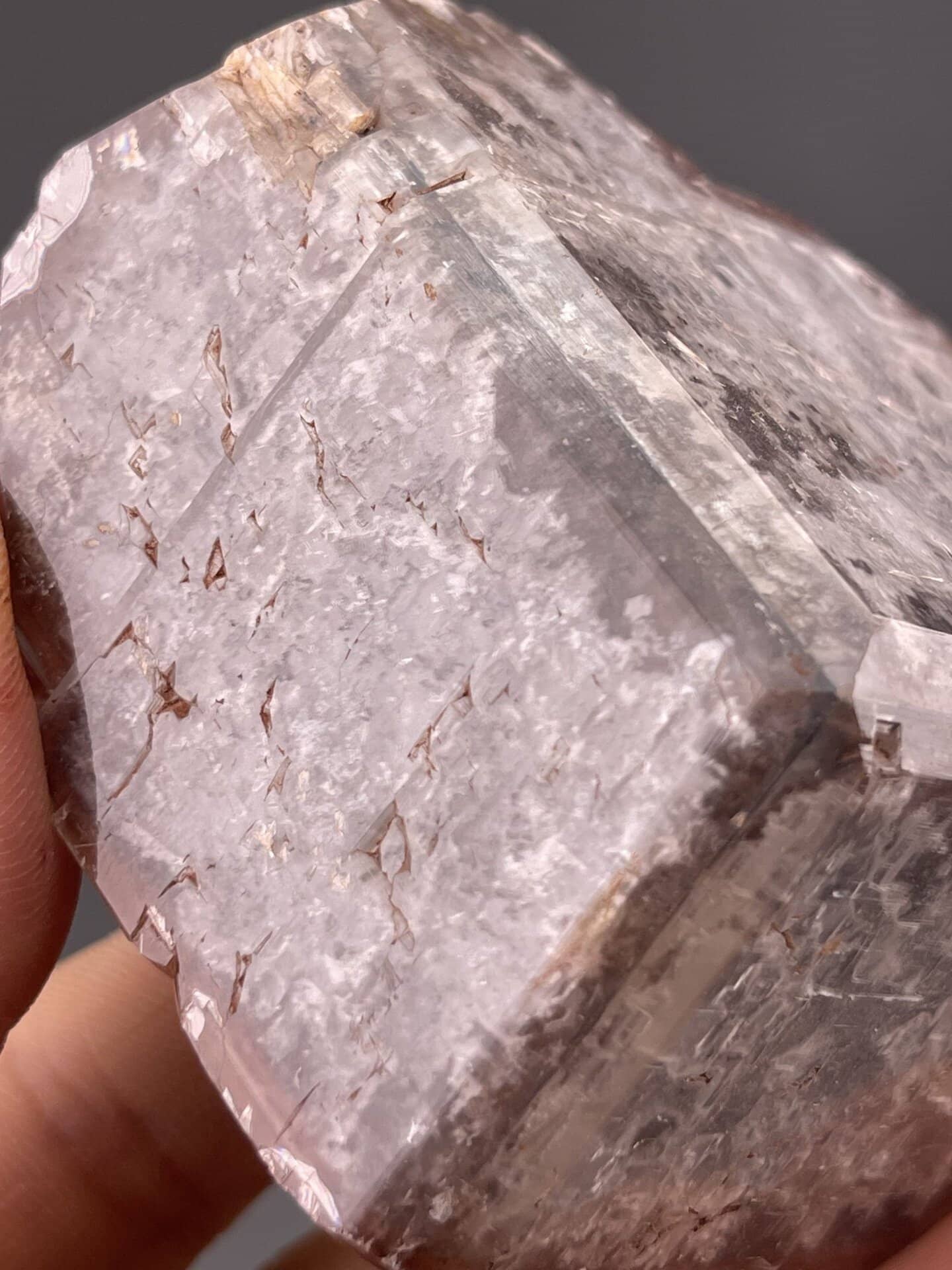Brown prismatic calcite from Anhui Province China, SKU 1149