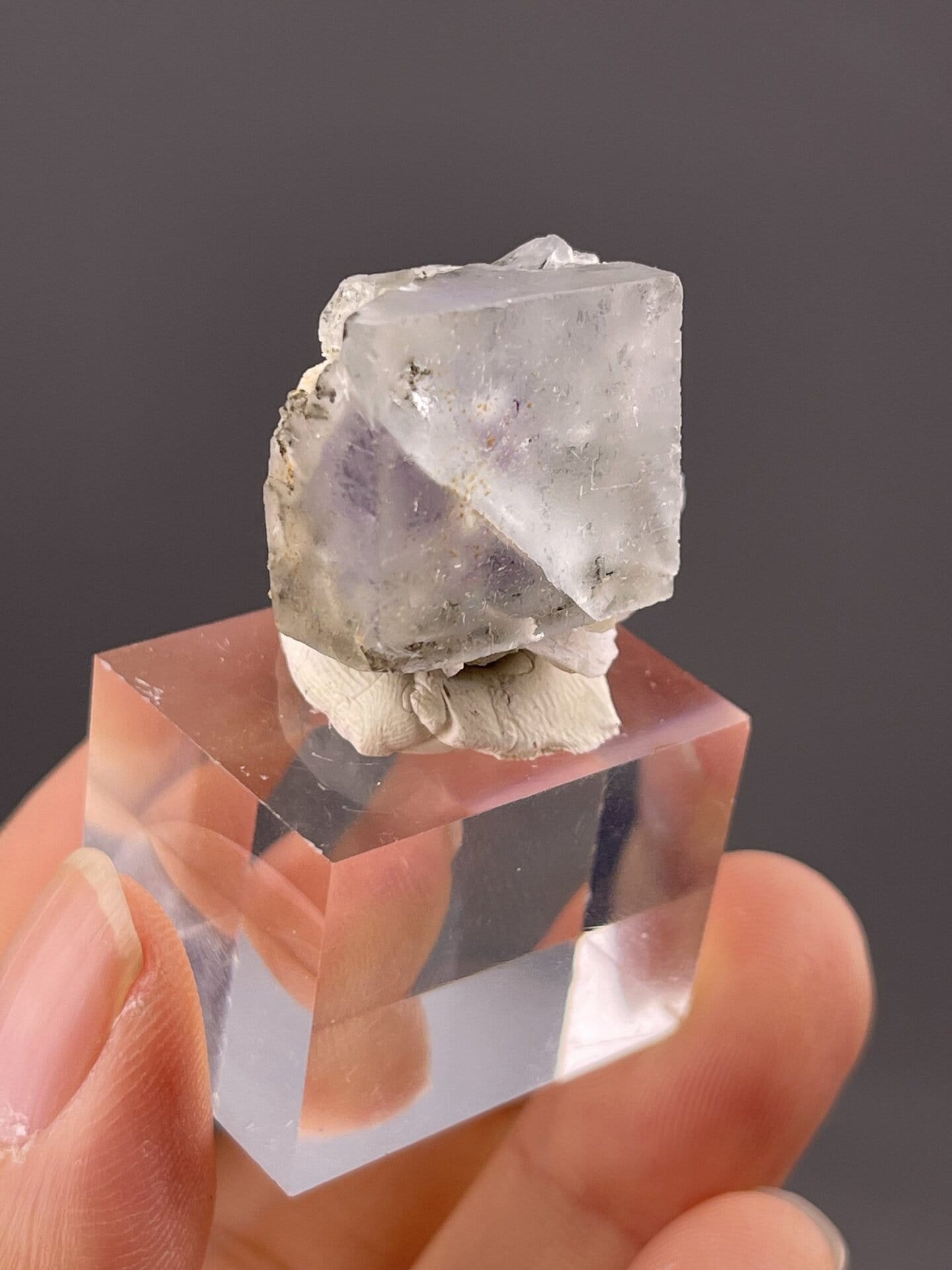 CaF₂ isometric fluorite, Mohs 4, transparent, Yaogangxian Mine Hunan