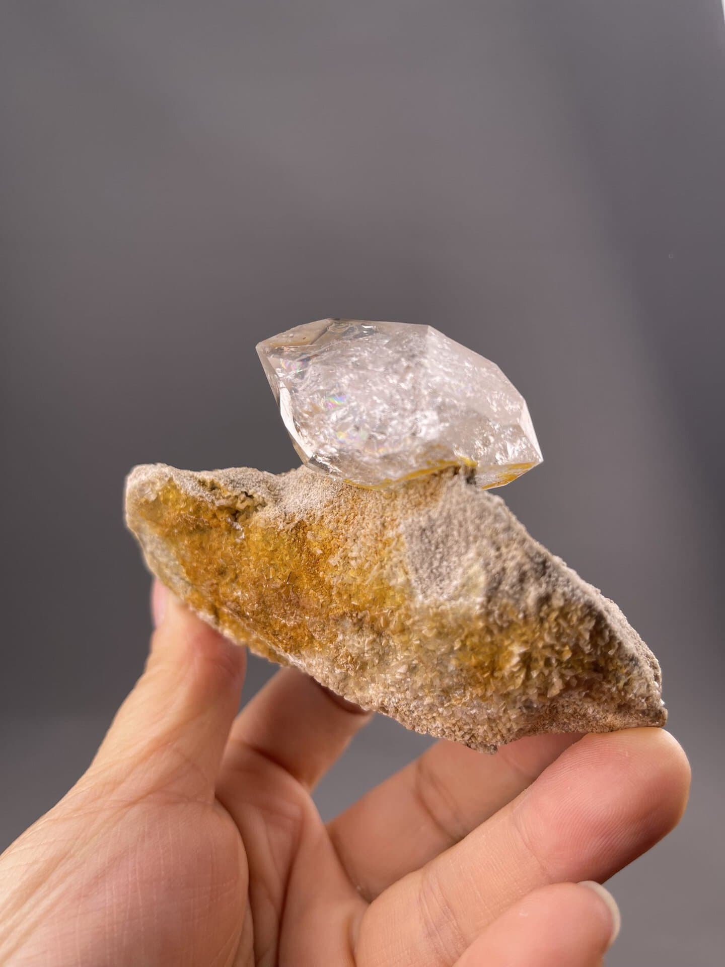 Collectible herkimer-style quartz crystal from Sichuan China, SKU C1055