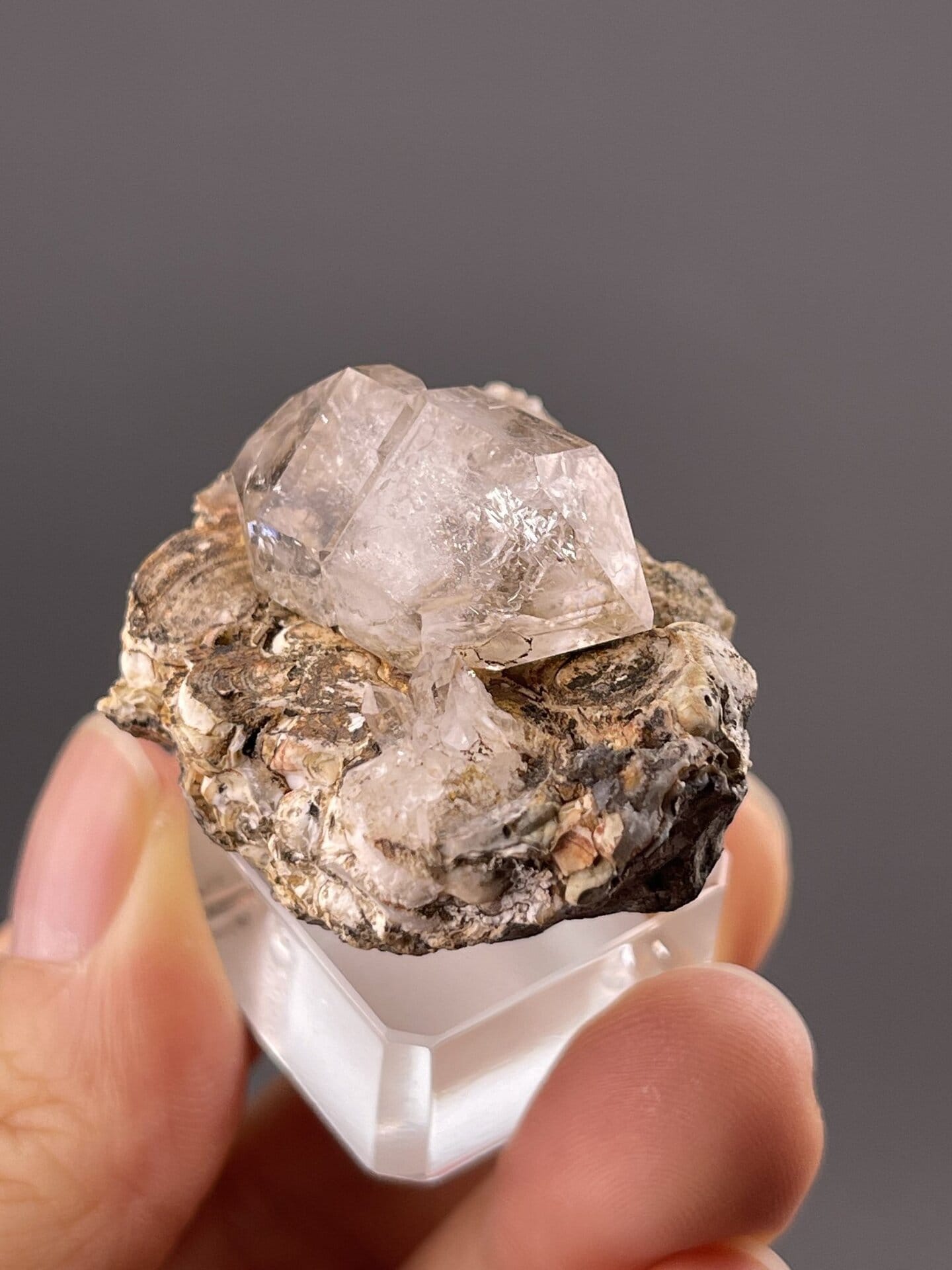 Collectible herkimer-style quartz crystal, Sichuan China, SKU C1057