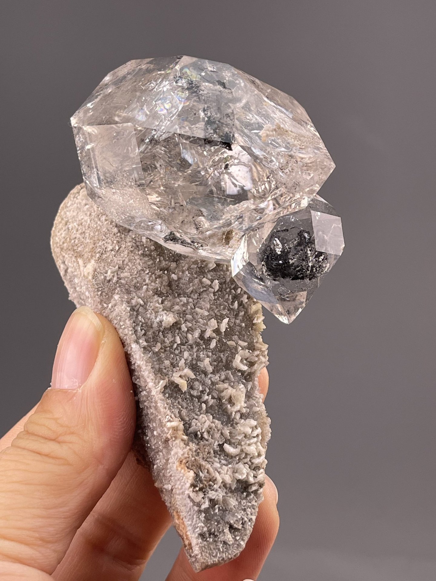 Fine herkimer-style quartz specimen from Sichuan China, SKU C1060