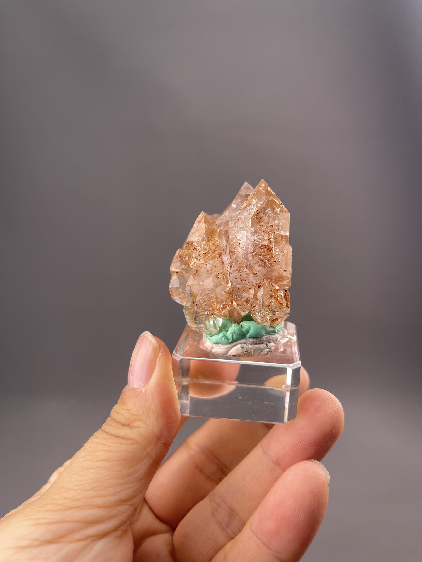 Colorless quartz scepter crystal, Haramosh Mountains, Gilgit-Baltistan, Pakistan