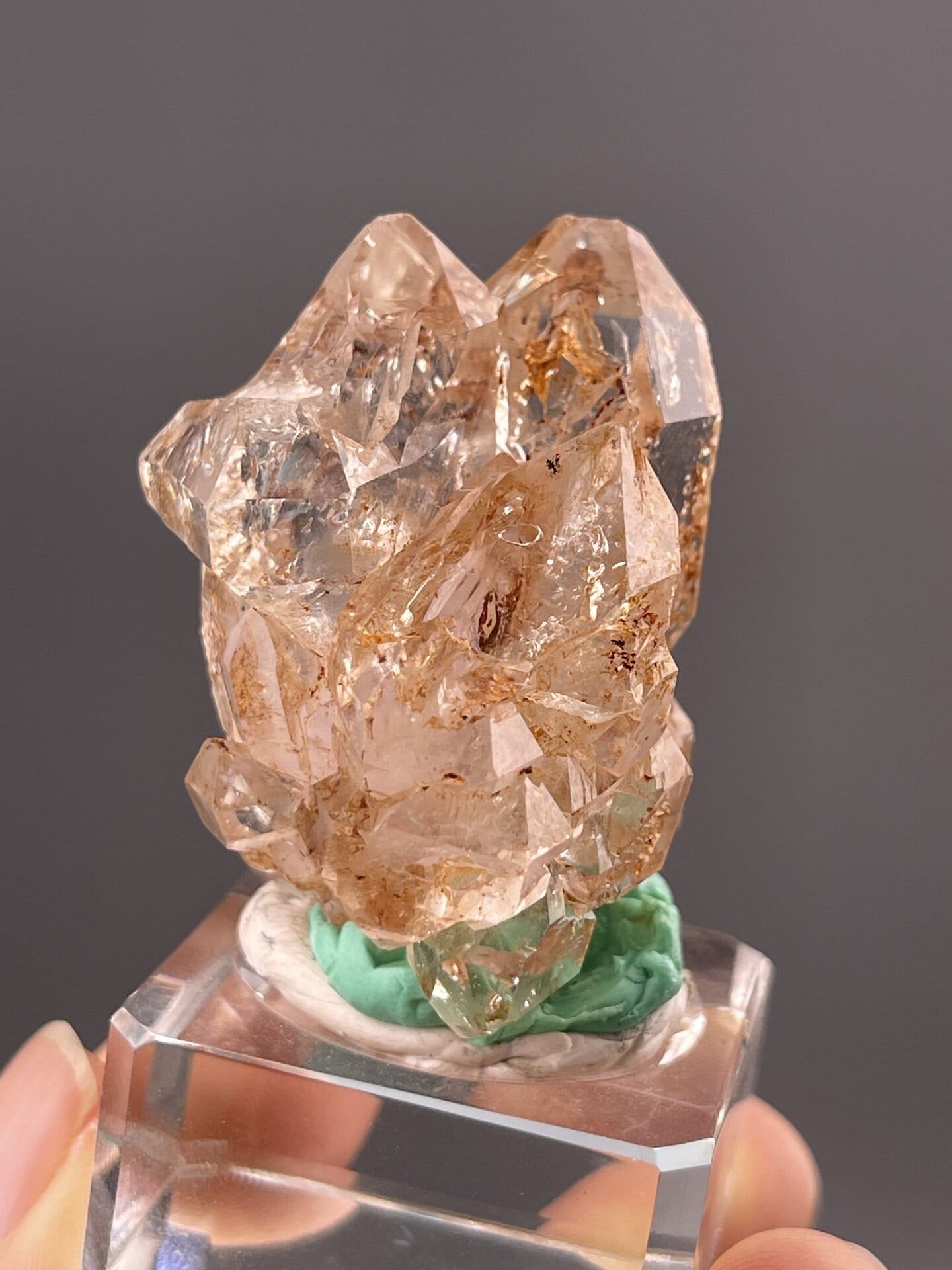 Transparent quartz scepter, Gilgit-Baltistan, Pakistan