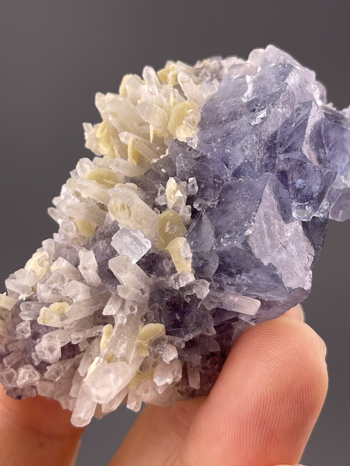 Native copper cluster from Yichun Mine, Jiangxi Province, China