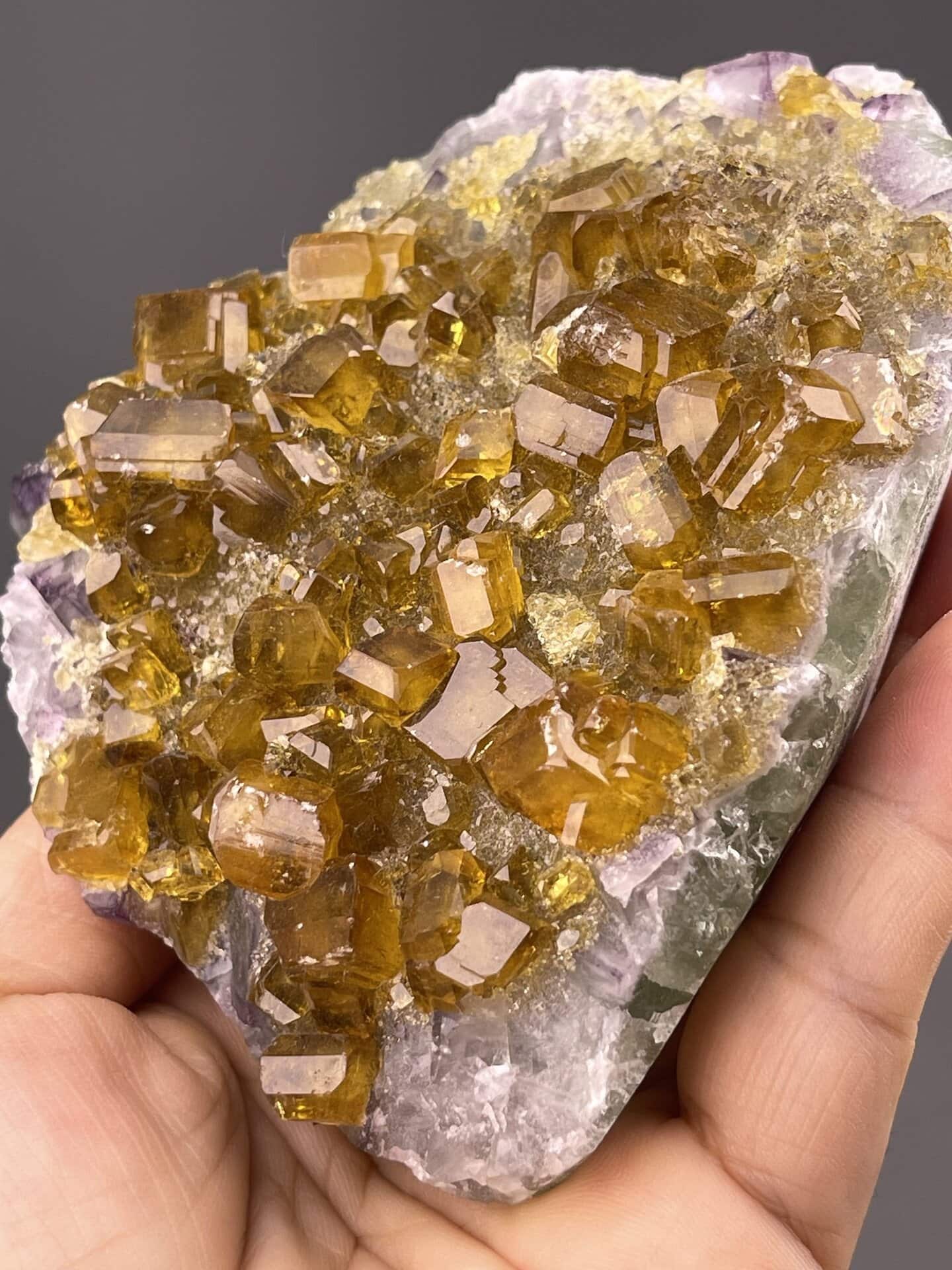 Barite specimen profile angle, Dexing Copper Mine, Jiangxi