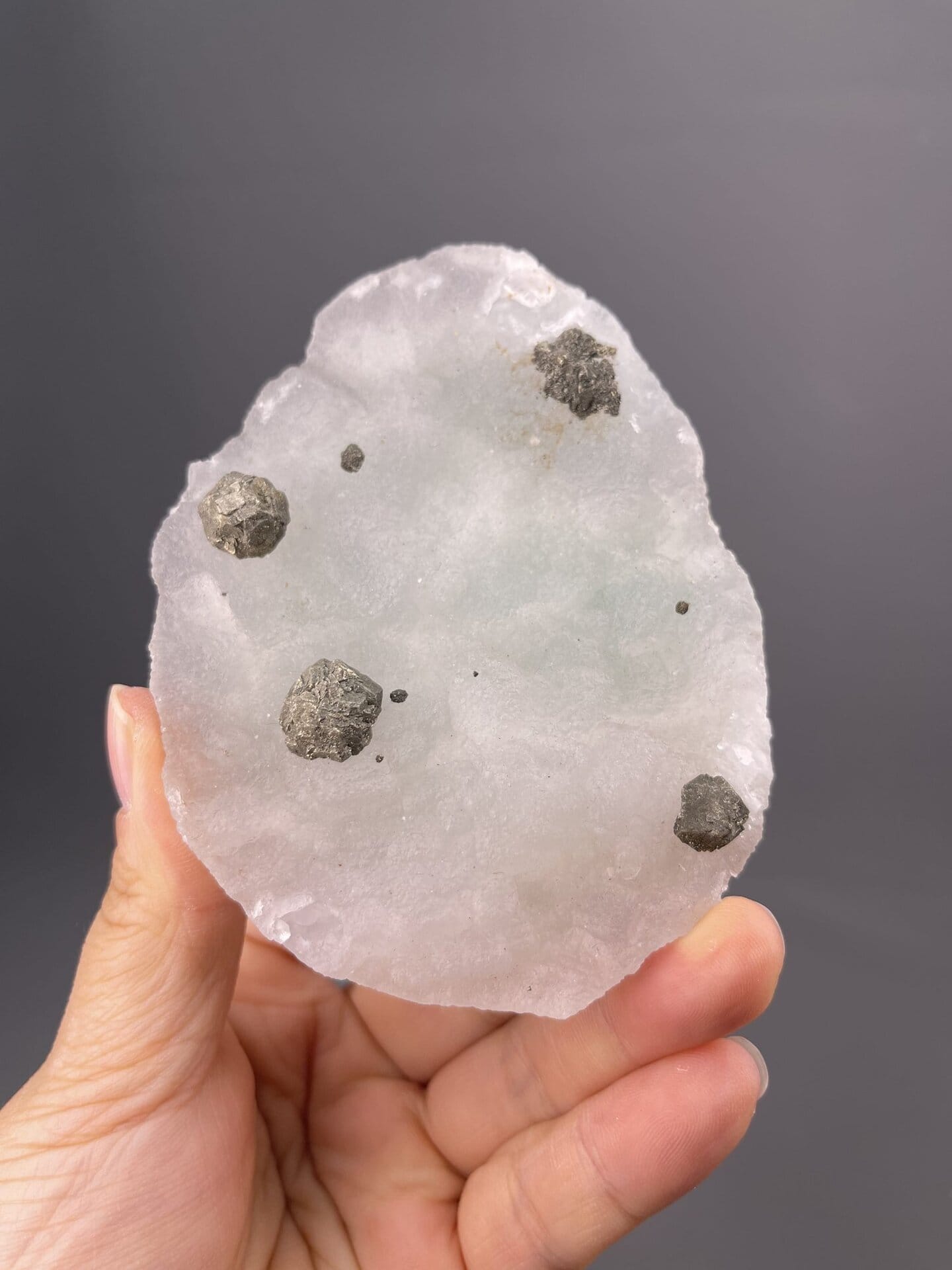 Green fluorite on magnetite from Inner Mongolia China, SKU 1098