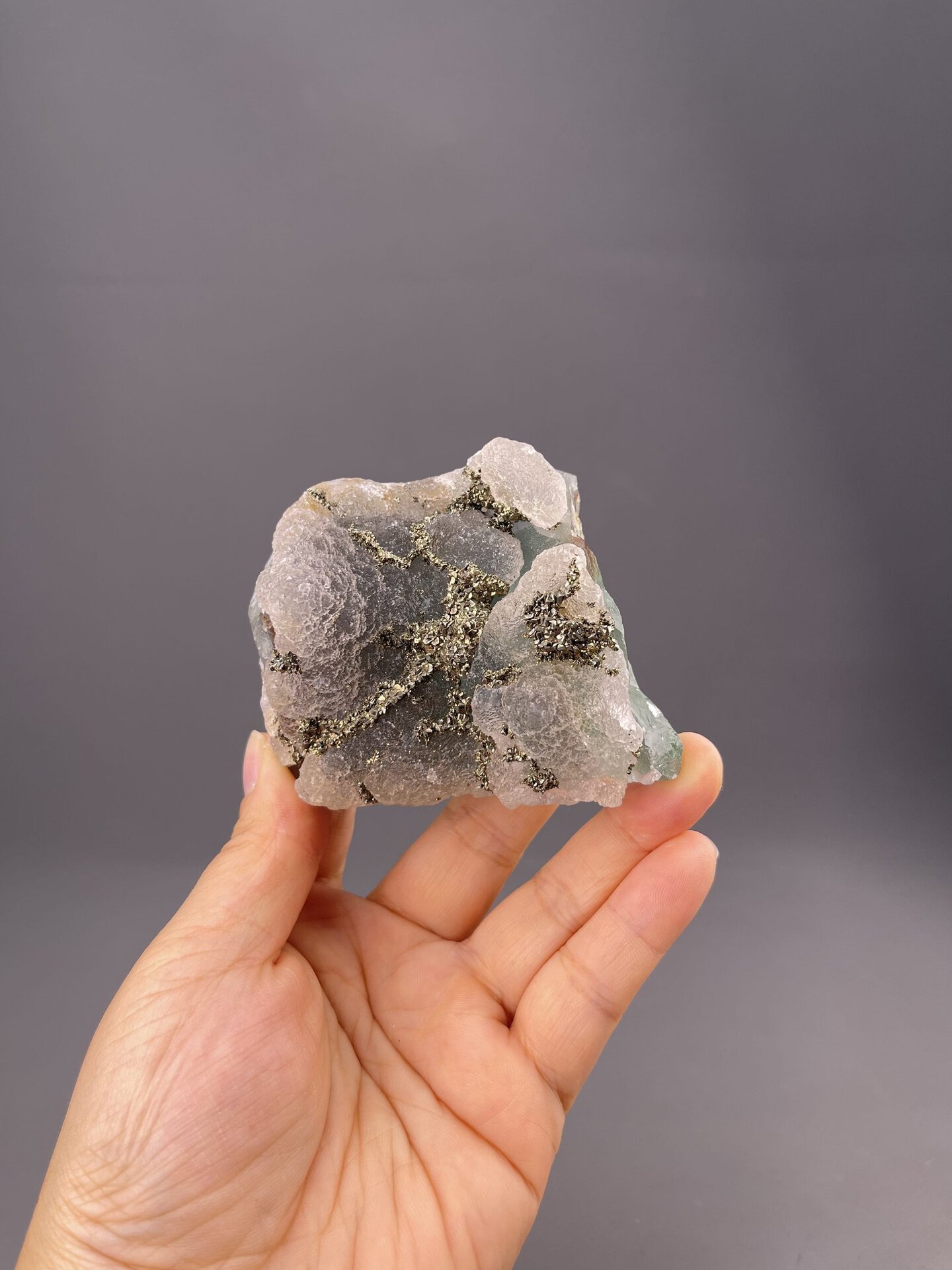 Green fluorite cluster from Dexing City, Shangrao, Jiangxi, China