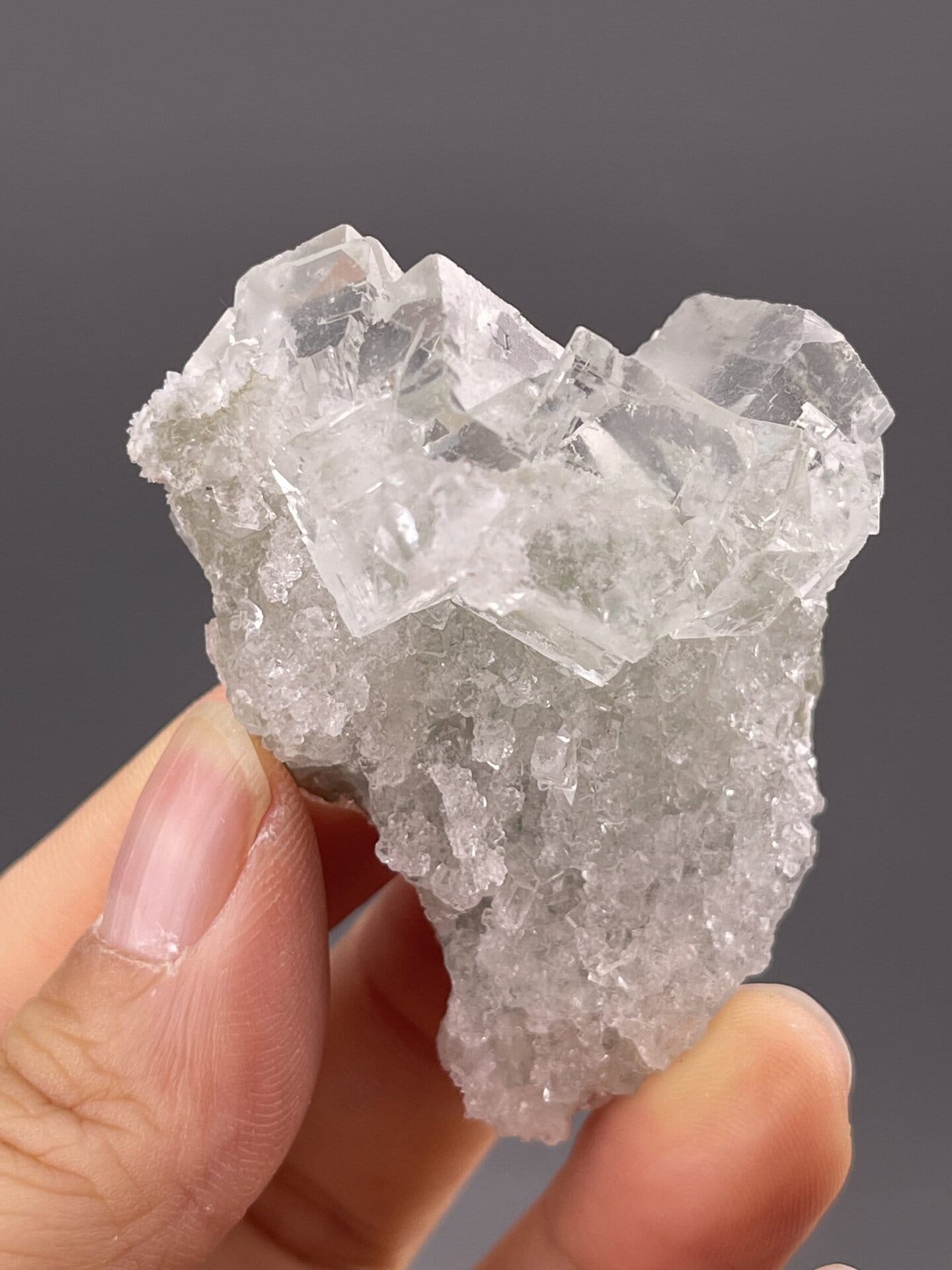 Green fluorite cubic from Xianghualing Mine Hunan, SKU 1141
