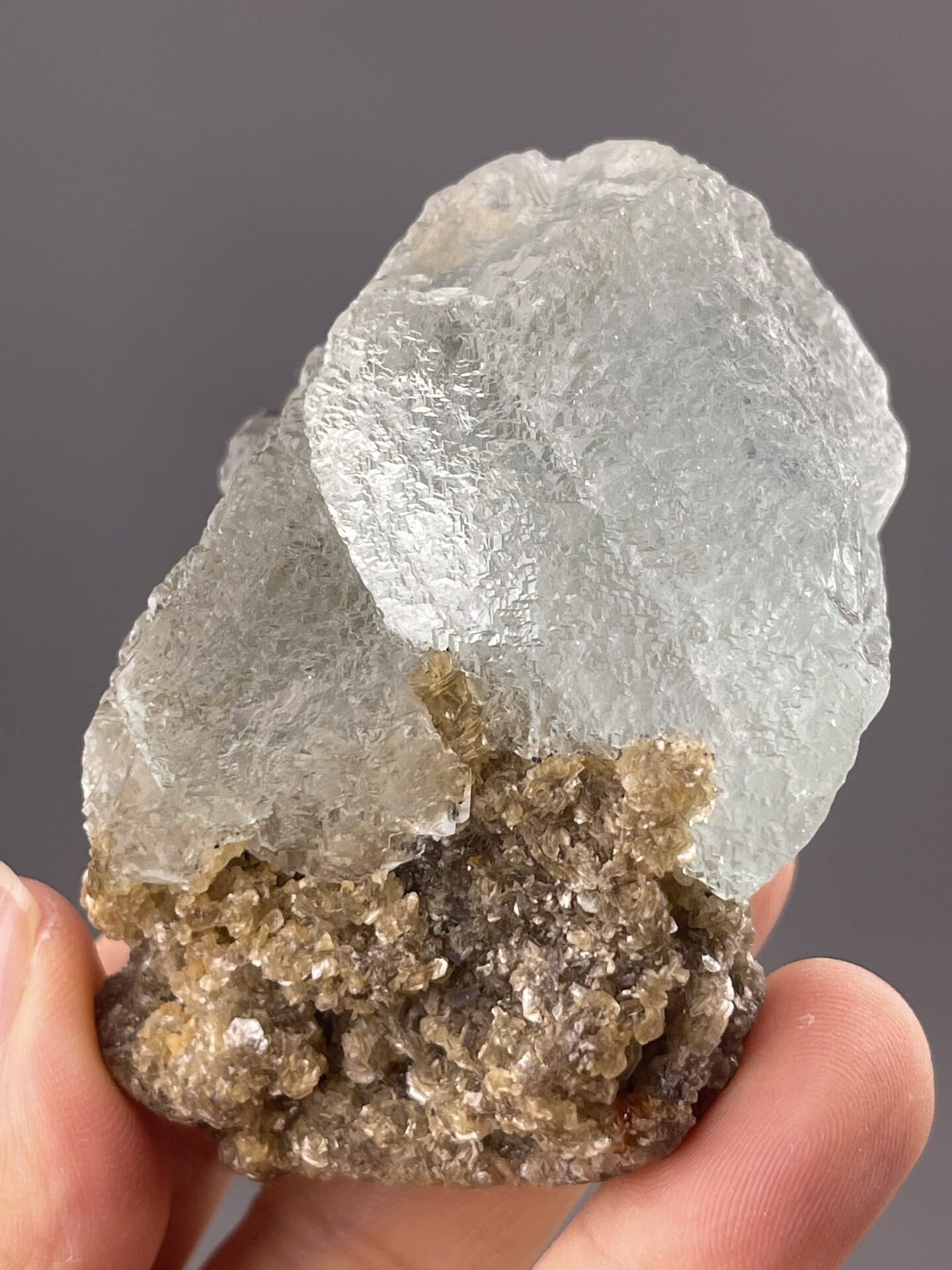 Fluorite Crystal with Color Variations from Yaogangxian Mine – top-down view