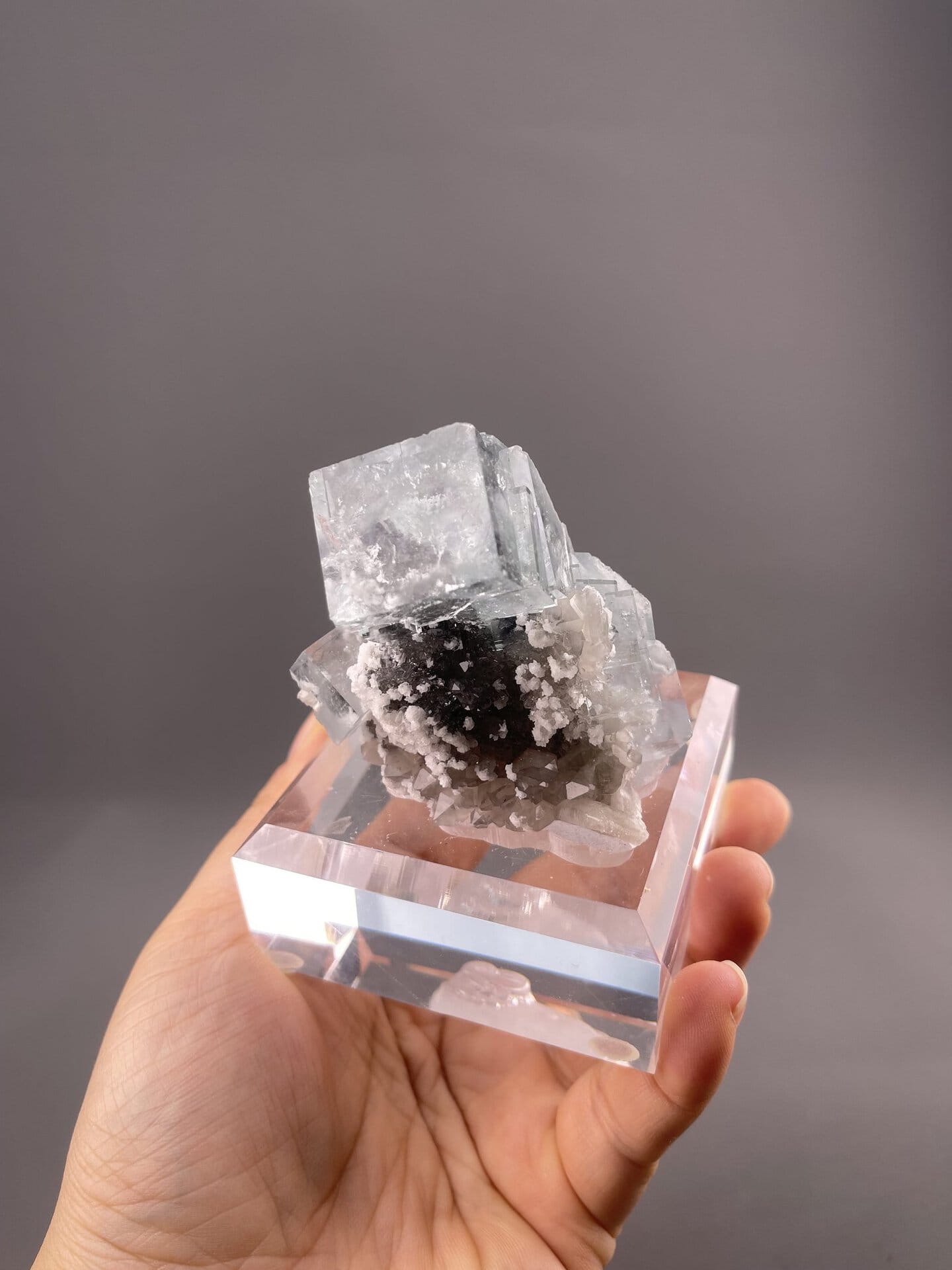 Green Fluorite Stepped Yaogangxian Chenzhou