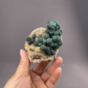 Malachite Specimen - Botryoidal Elegance - DR Congo Origin - Collector's Gem