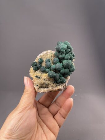 Malachite Specimen - Botryoidal Elegance - DR Congo Origin - Collector's Gem