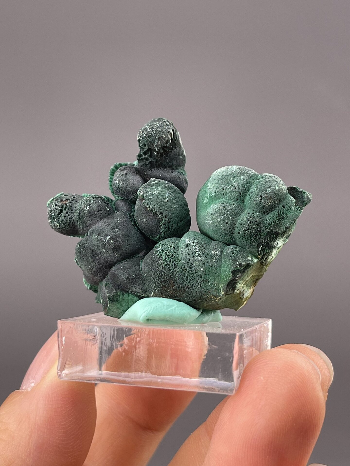 Cu₂(CO₃)(OH)₂ monoclinic malachite, DR Congo