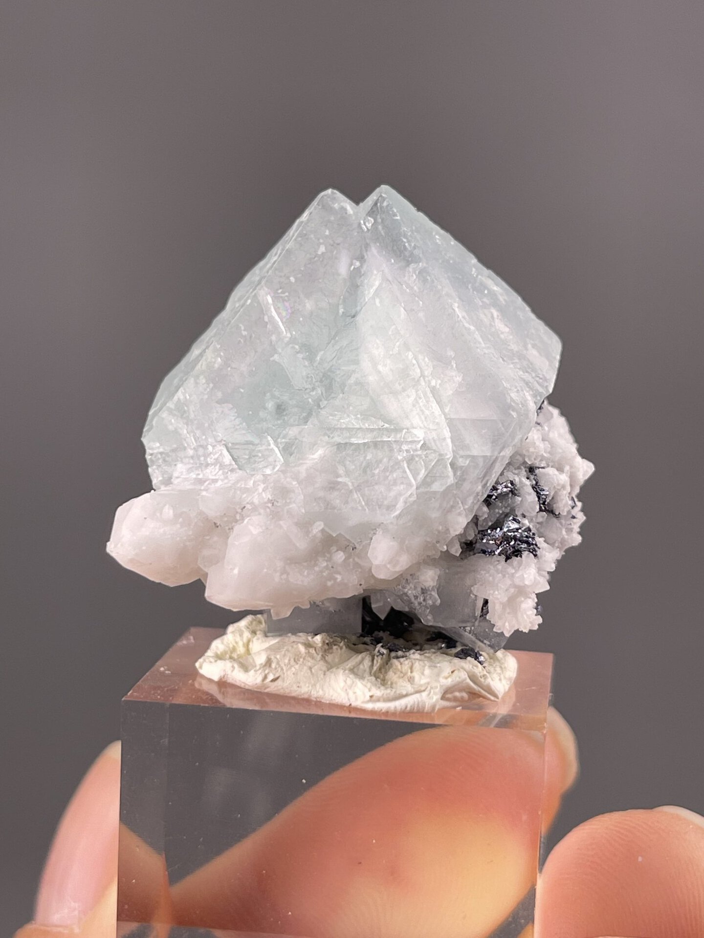 Green pseudocubic quartz from Yaogangxian Mine Hunan, SKU 1105