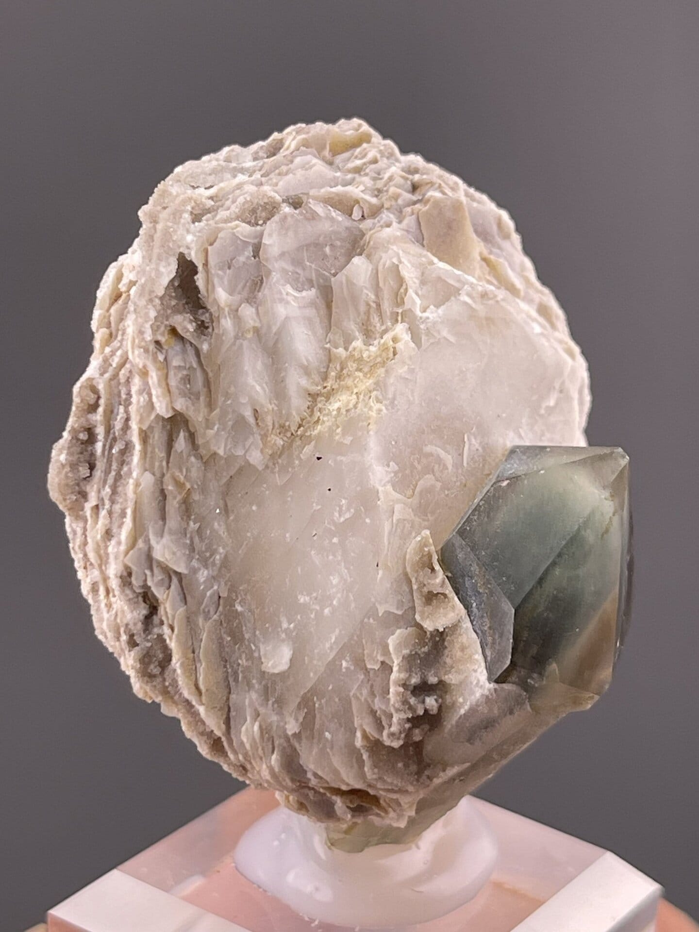 Green quartz crystal from Jalgaon District Maharashtra, SKU C1135