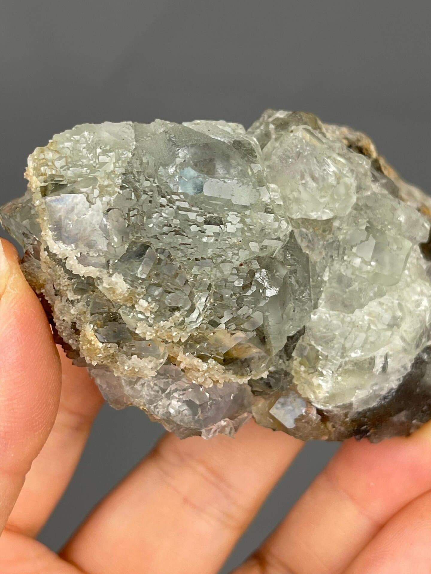 Green fluorite cube crystal from Zhejiang Province