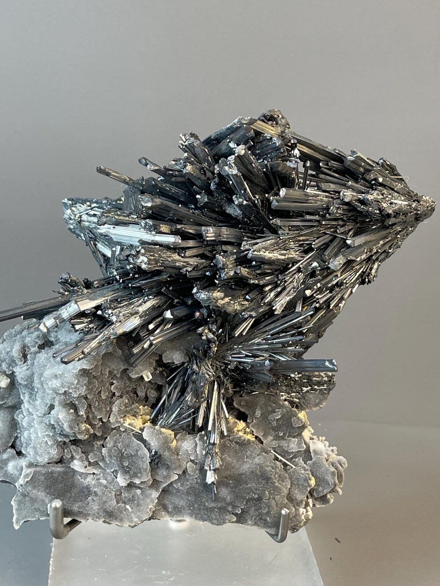 Museum-quality stibnite specimen from Hunan China