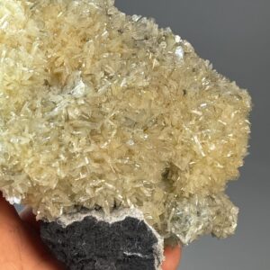 Vanadinite Tabular Crystals - Rare Black Matrix - Hunan Origin - Collector's Gem