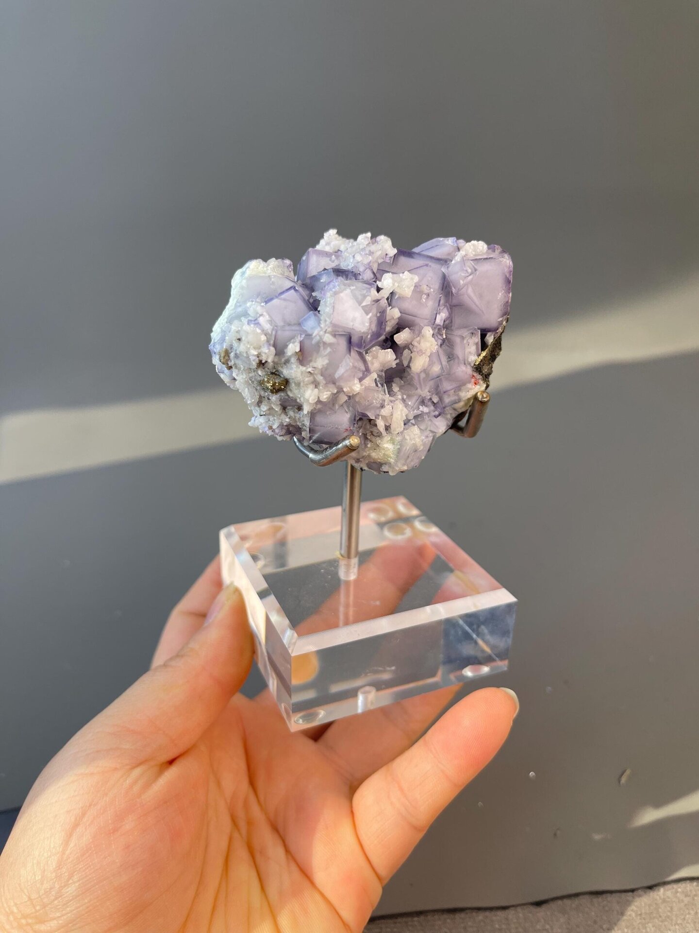 Top view of Yaogangxian fluorite crystal