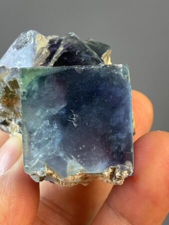 Blue Phantom Fluorite Specimen - Unpolished Natural Beauty - Inner Mongolia - Collector's Gem