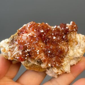 Vanadinite Cluster - Vibrant Red Gem - Natural Beauty - Collector's Delight