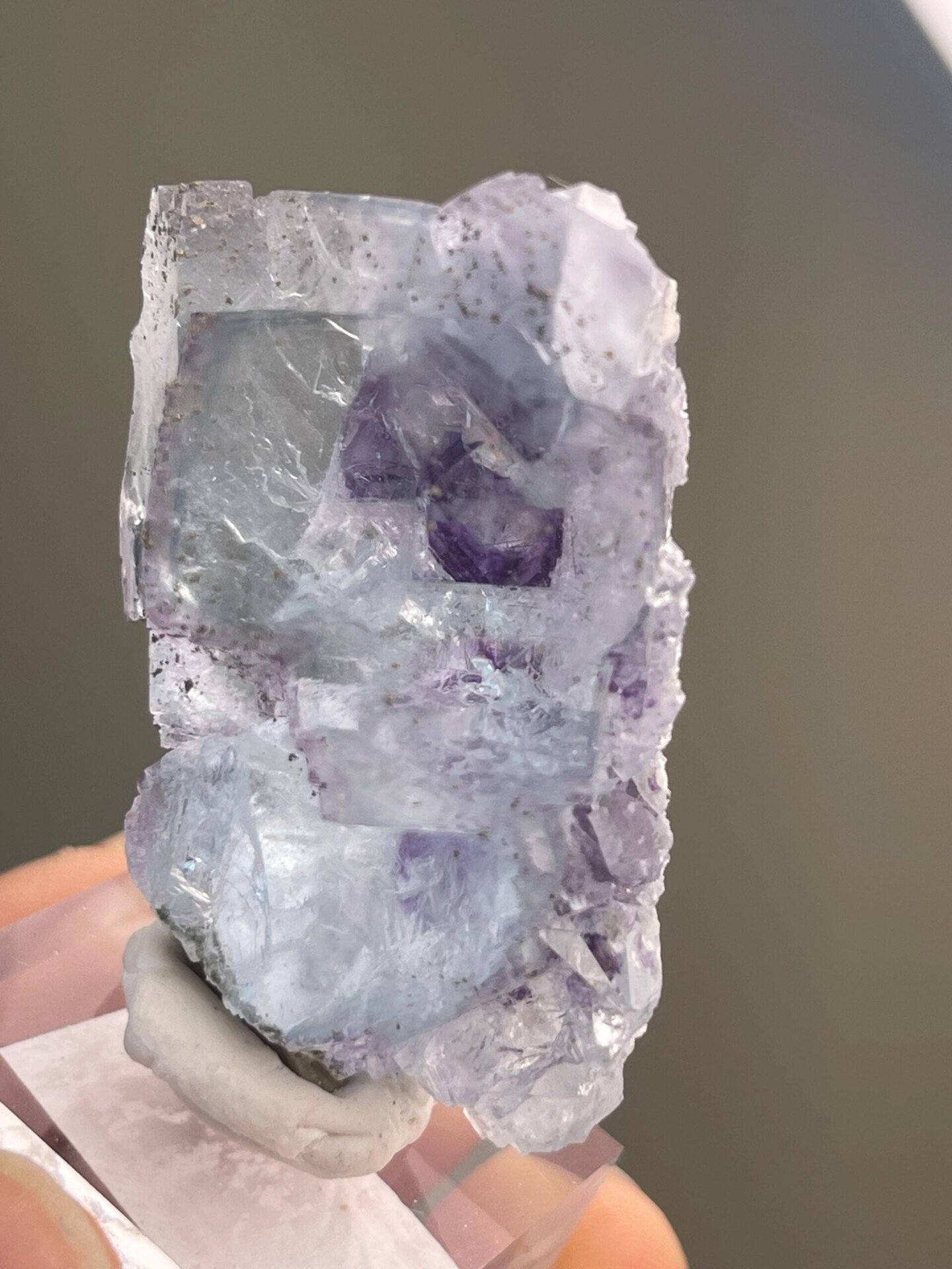 Fluorite and pyrite multi-mineral specimen, 1.59 oz