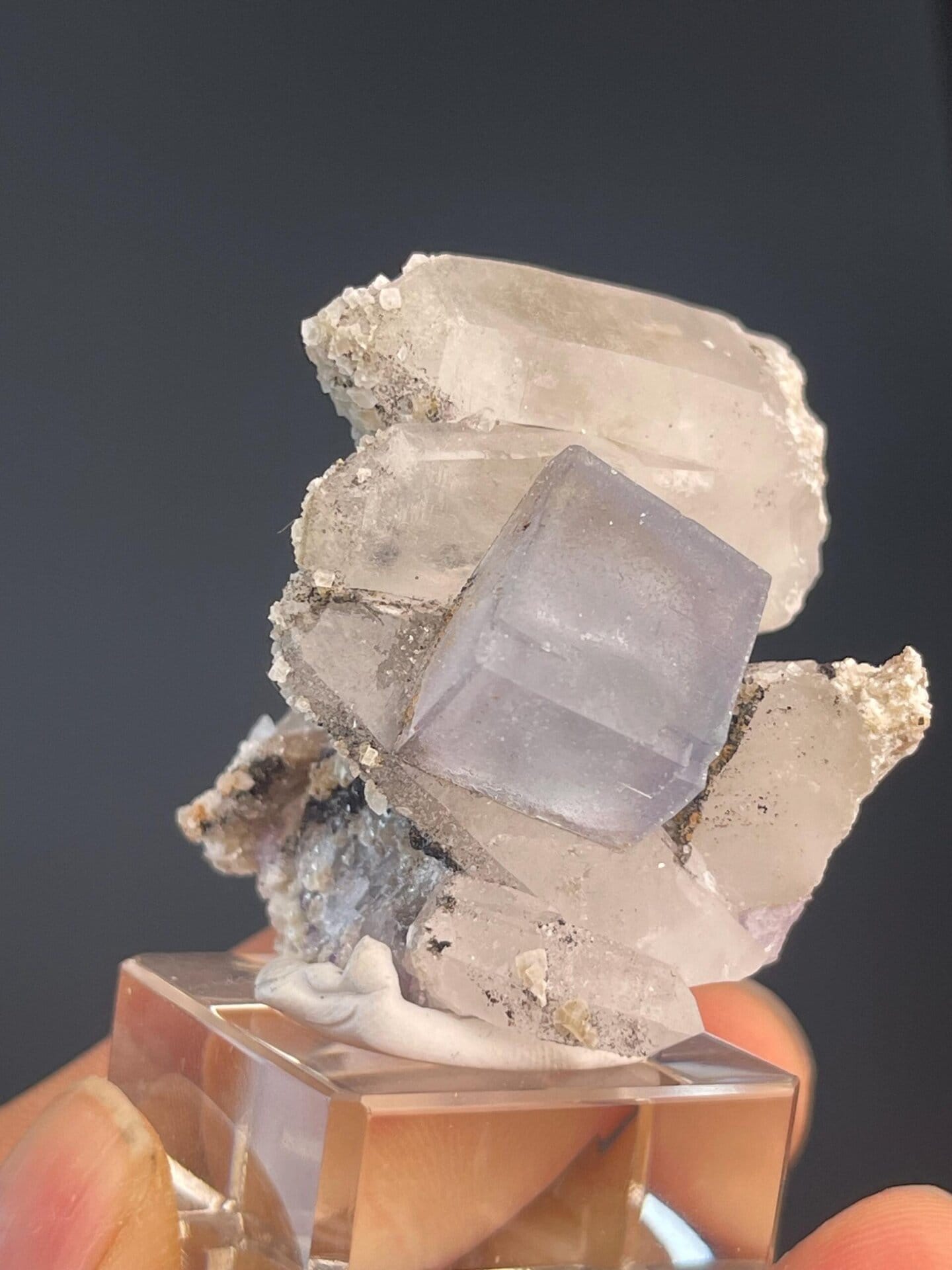 Blue Fluorite specimen