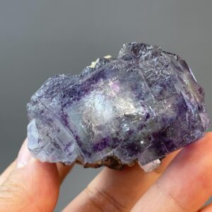 Fluorite Mineral Crystal - Stepped Purple-Blue Beauty - Yaogangxian Origin - Perfect for Collectors