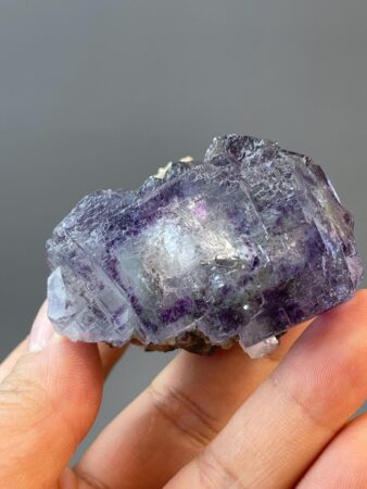 Fluorite Mineral Crystal - Stepped Purple-Blue Beauty - Yaogangxian Origin - Perfect for Collectors
