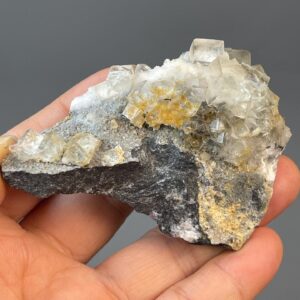 Fluorite Cube Mineral - Transparent Gemstone - Xianghualing, Hunan - Collector's Piece