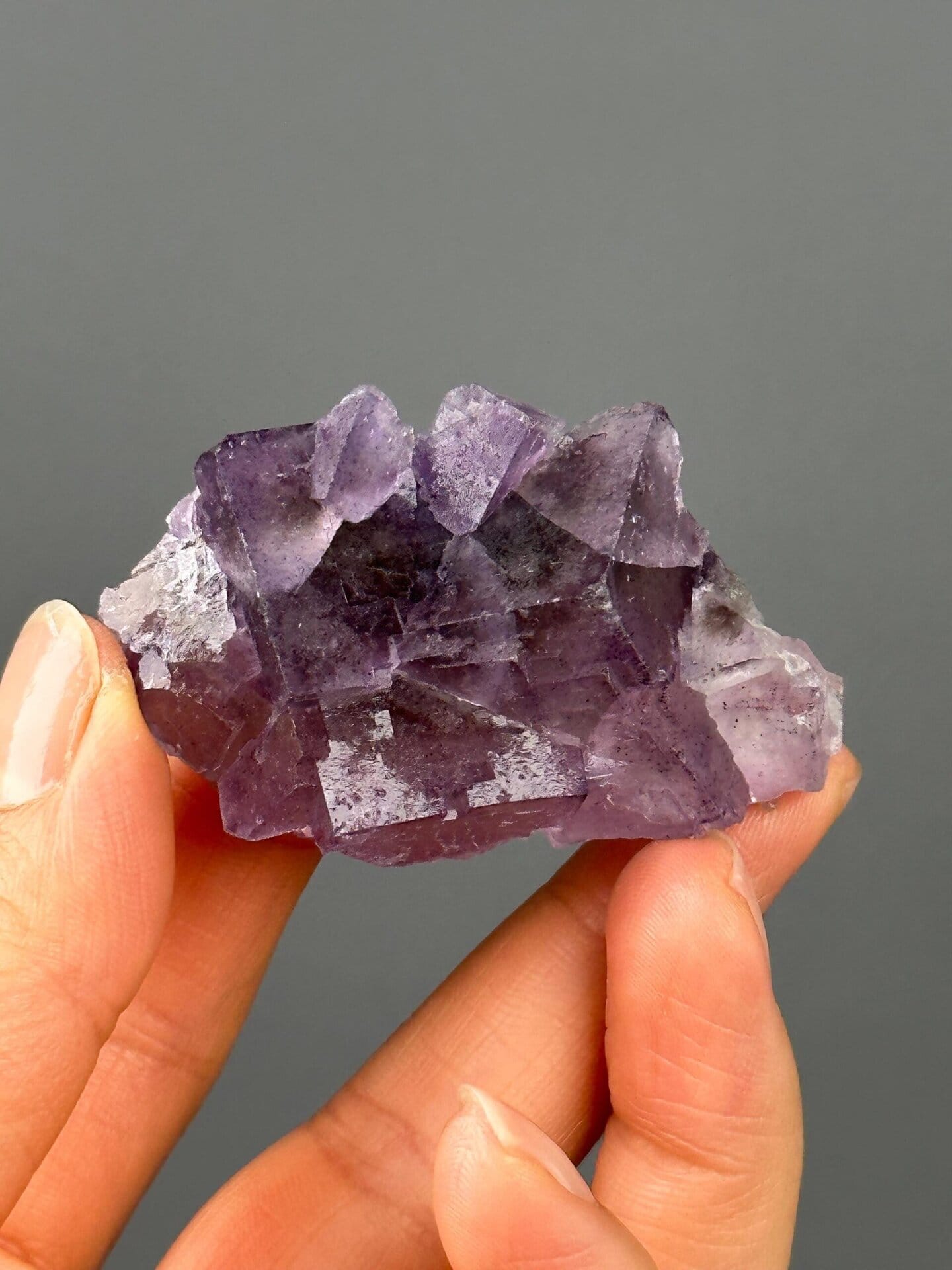 Twin fluorite side profile Yaogangxian specimen