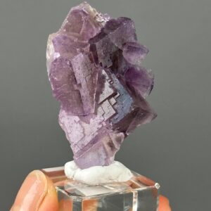 Yaogangxian Twin Fluorite Crystal - Deep Purple with Phantom Effect - Rare Collector's Gem