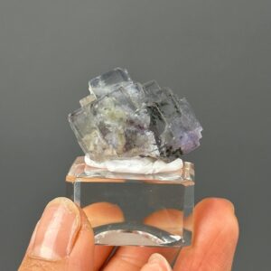 Transparent Fluorite Gem - Unique Pyrite Inclusion - Yaogangxian Mine Origin - Ideal Collector's Healing Crystal