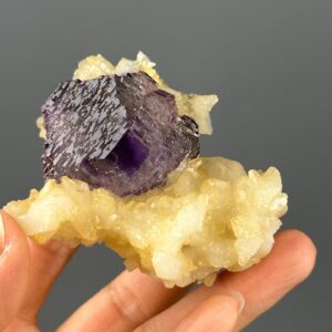Etched Purple Fluorite Mineral - Stunning Large Form - Shangbao, Hunan - Perfect for Collectors