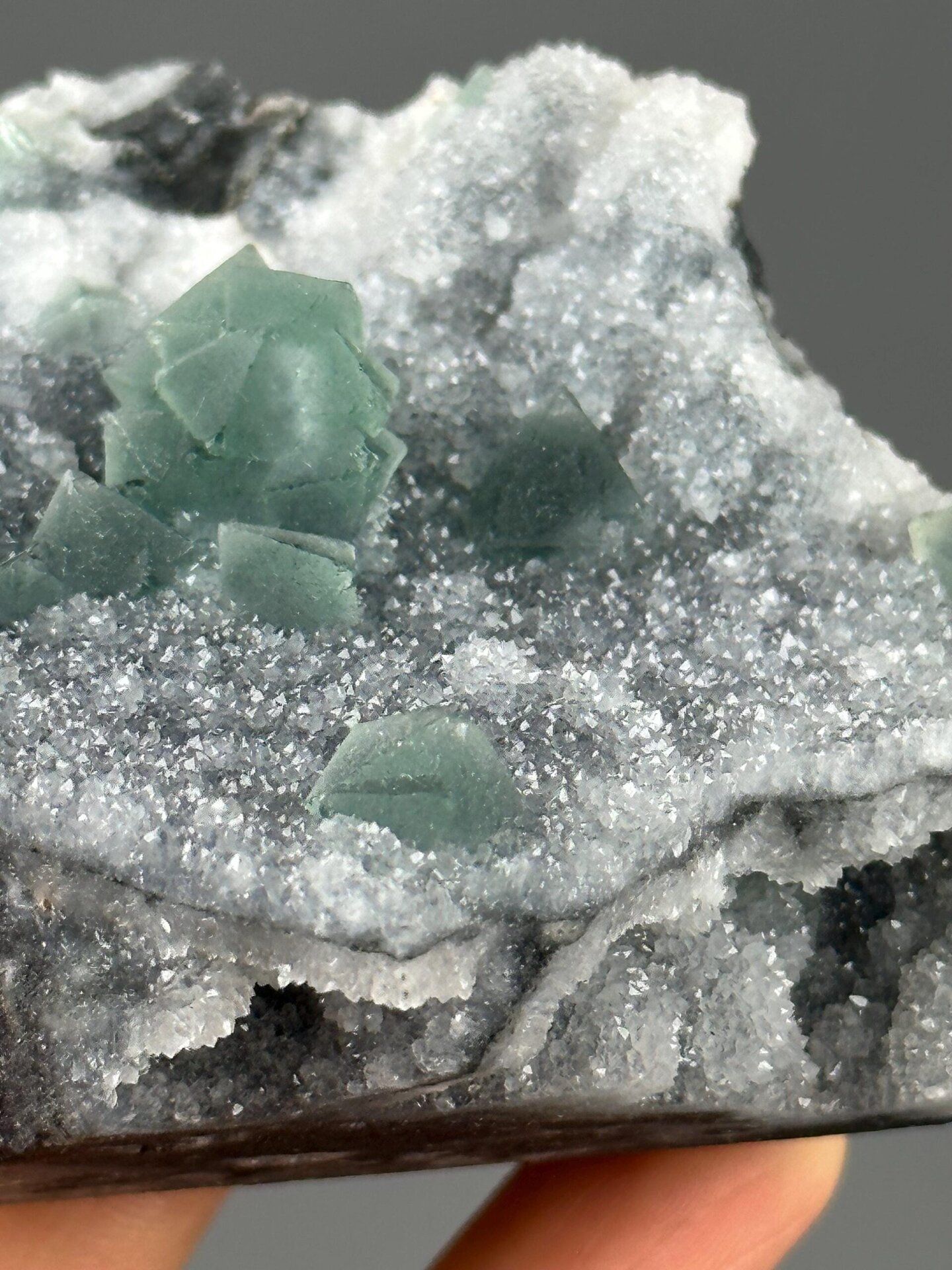 Green fluorite quartz Fujian scale reference
