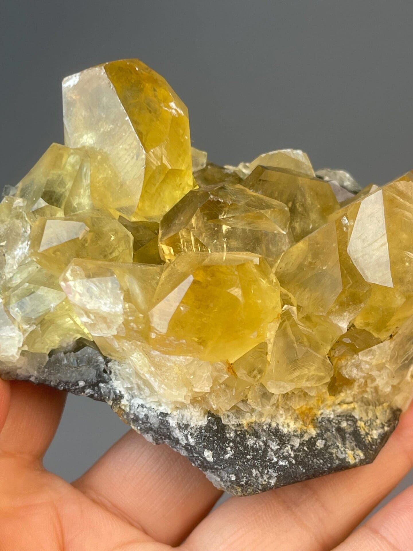 Collector yellow calcite specimen from Hunan Province, China