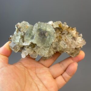 Green Fluorite Cubic Crystals - Bold Treasures - Xianghualing Origin - Collector's Specimen