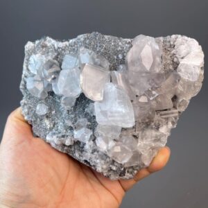 White Calcite Cluster - Shimmering Display - Fujian Origin - Elegant Stone Décor