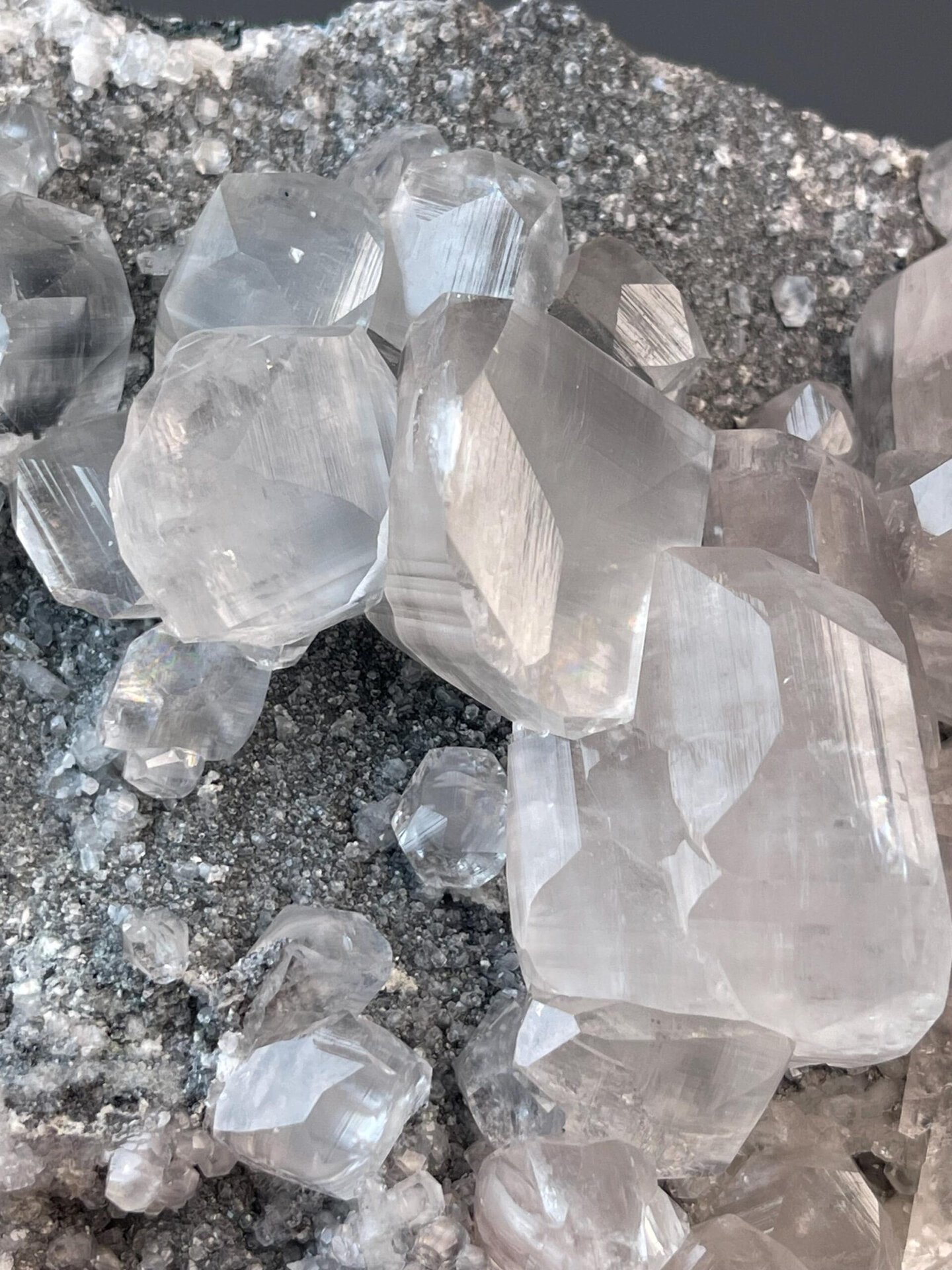 Collector white calcite cluster from Fujian, China
