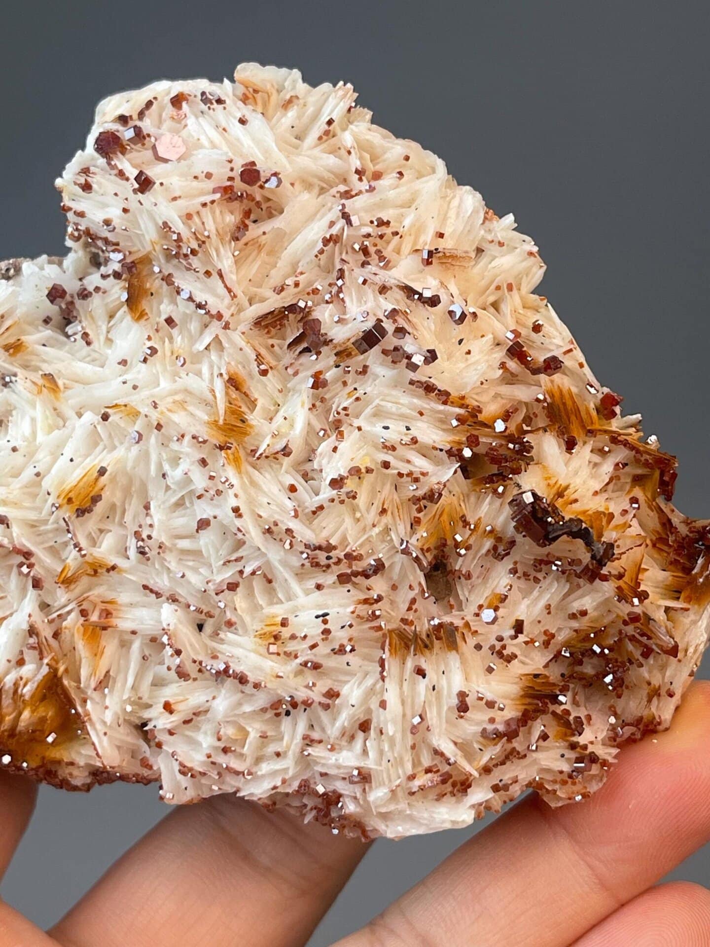 Collector vanadinite specimen from Morocco mineral deposit